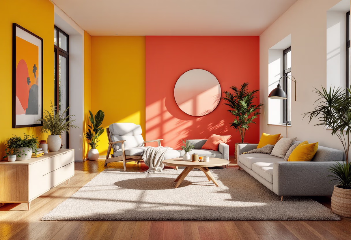 [background image] image of a home with summer decor (for a cleaning service)